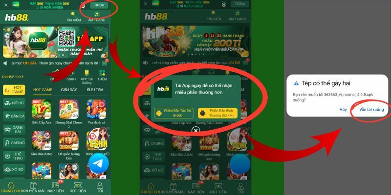 Một số chú ý khi tải ứng dụng HB88 mà tân thủ cần biết